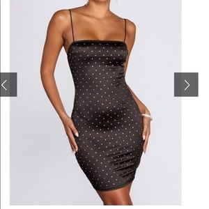 Windsor store Black Rhinestone Minidress